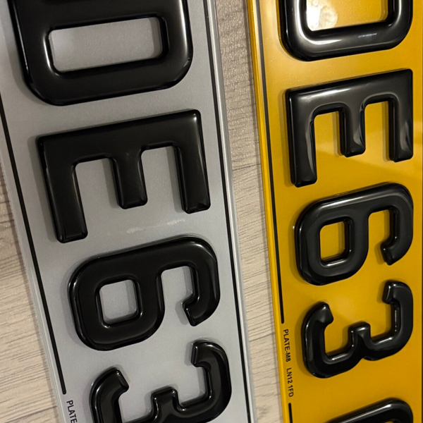 5d gel + acrylic letters and numbers