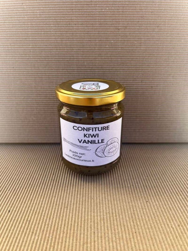 Confiture kiwi et vanille