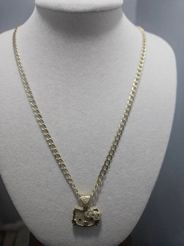 Cubana mas medalla de hello kitty 18 inch