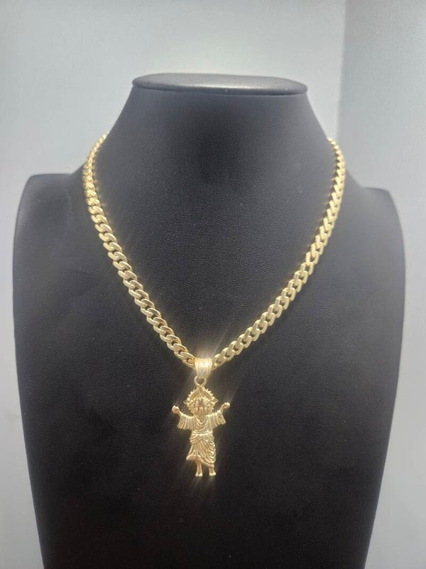 Choker con medalla del divino niño 16 inch