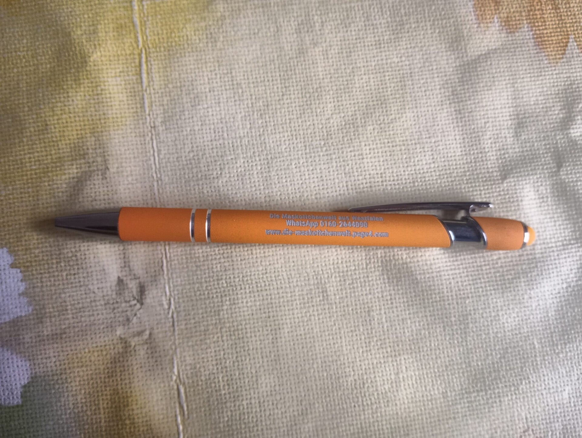 Kugelschreiber orange