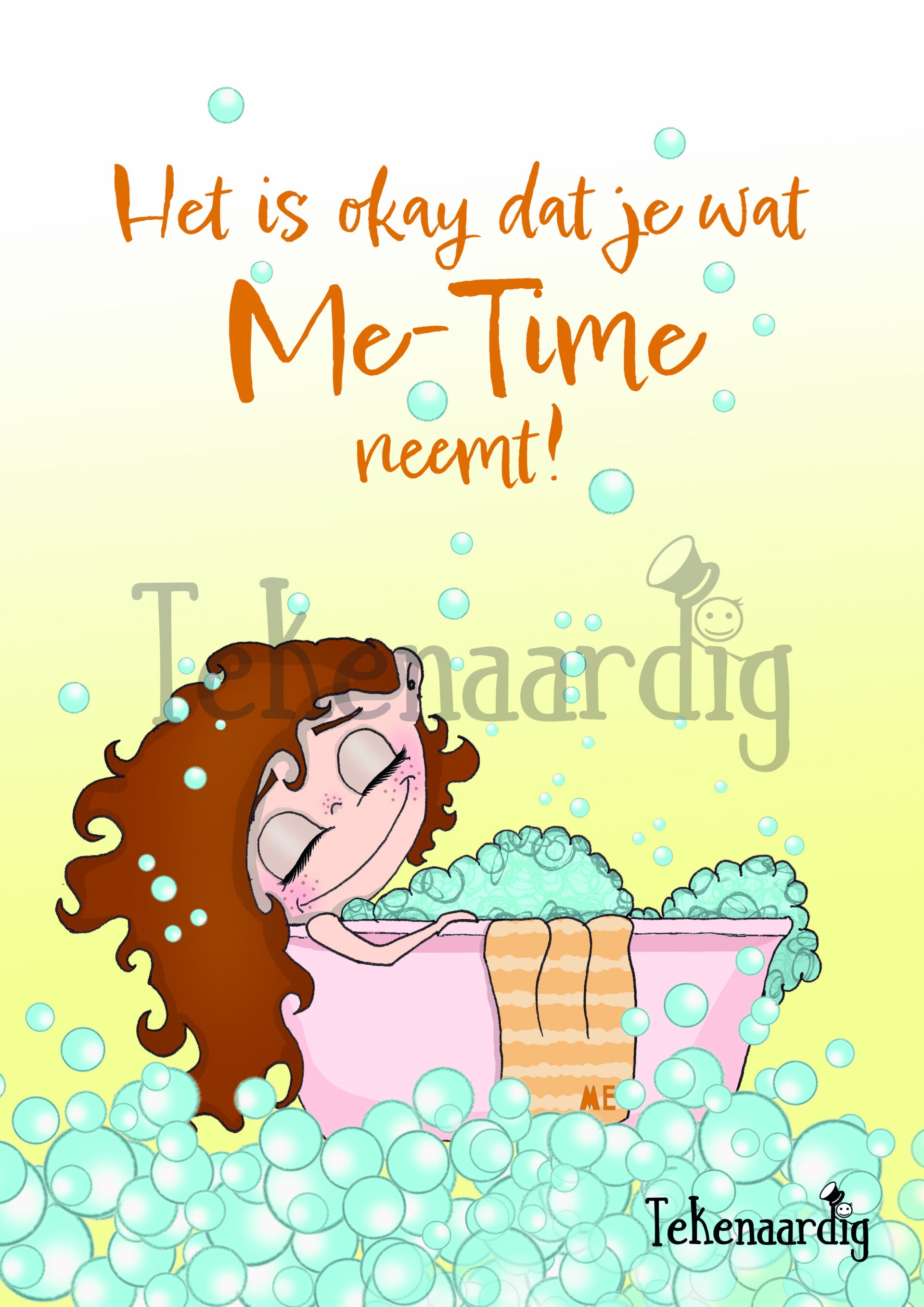 'ME-Time' Art Print A4