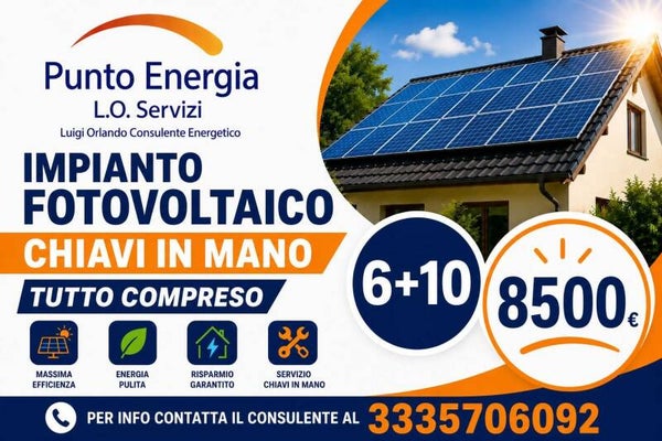 IMPIANTO FOTOVOLTAICO 6+10
