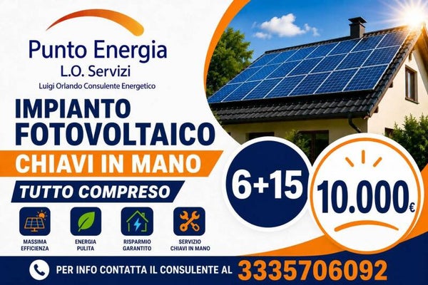 IMPIANTO FOTOVOLTAICO 6+15