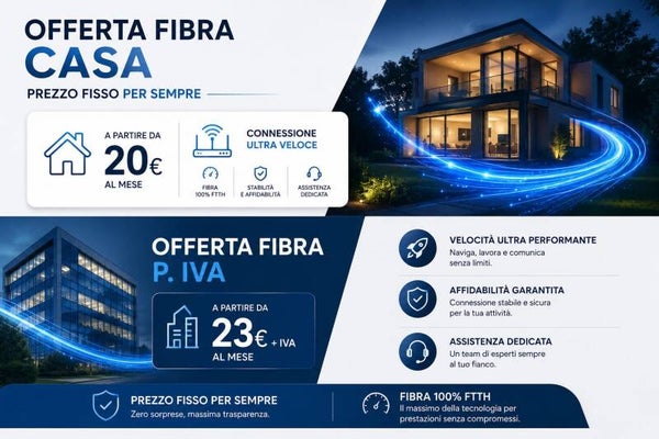 OFFERTA FIBRA CASA E P.IVA