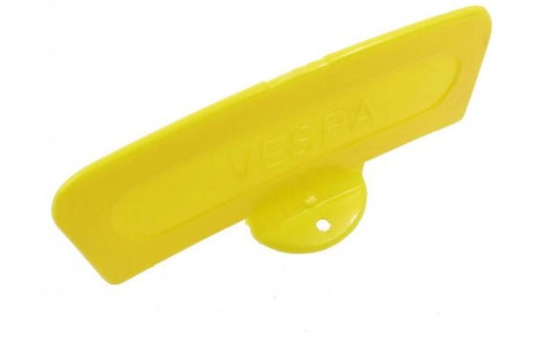 Gele plaat Vespa met PVC voet