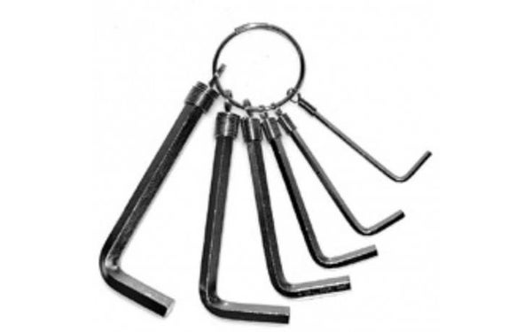 Inbussleutelset 2/3/4/5/6/7mm