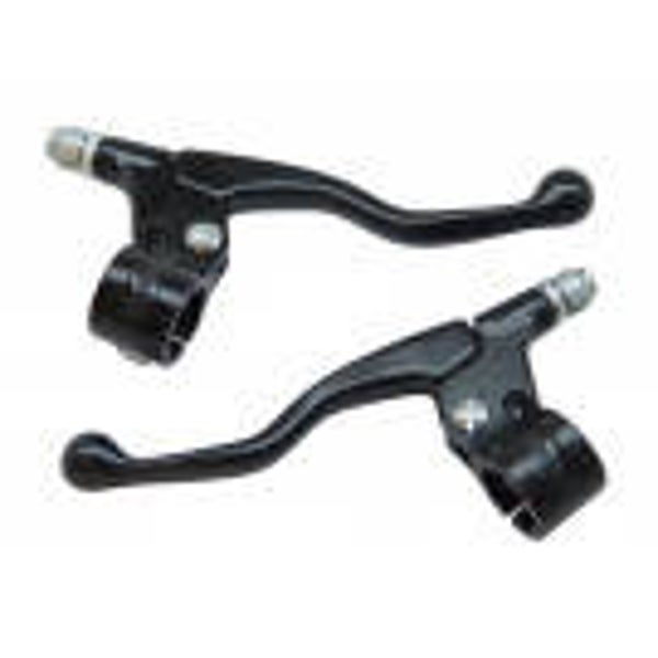 Remgreep kort alu zwart