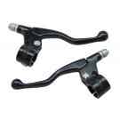 Remgreep kort alu zwart