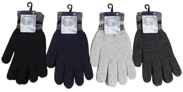 Winterhandschoenen heren zwart