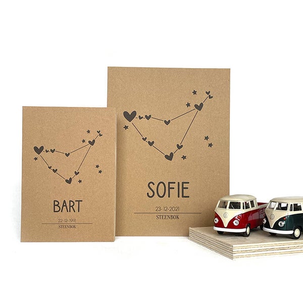 Geboorte - Plankje A5 sterrenbeeld