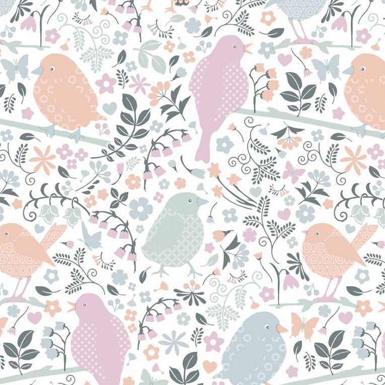 Cadeaupapier 30cm - Birdies