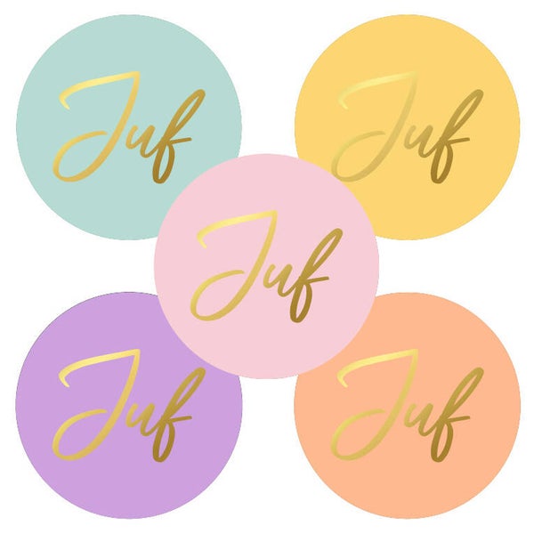 Stickers (10x) - Juf