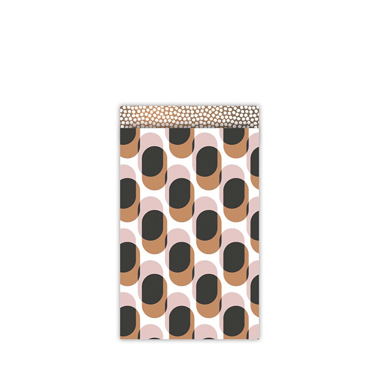 Cadeauzakjes M (5x) - Retro shapes
