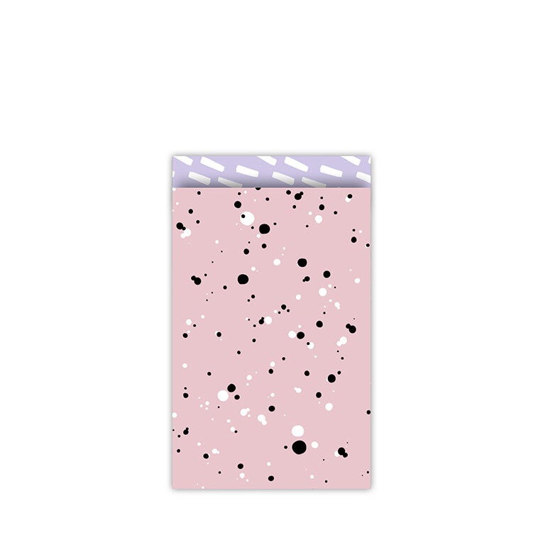 Cadeauzakjes M (5x) - Random spots roze