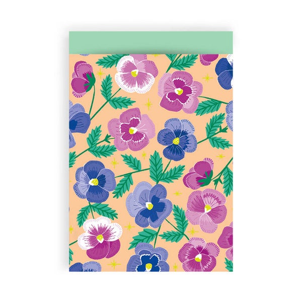 Cadeauzakjes L (5x) - Viooltjes