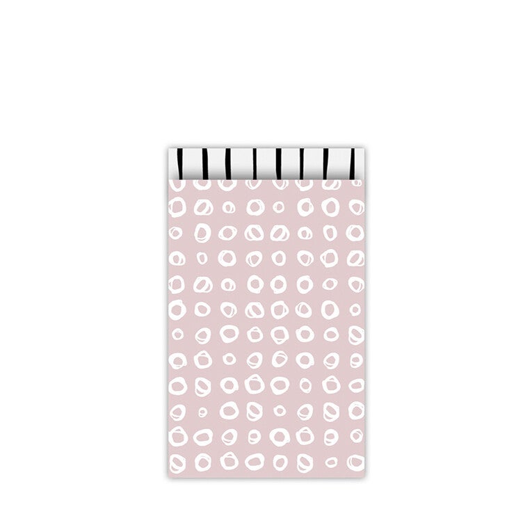 Cadeauzakjes M (5x) - Dot design roze