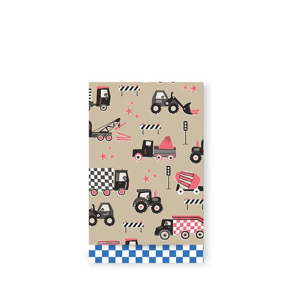 Cadeauzakjes M (5x) - Traffic blue