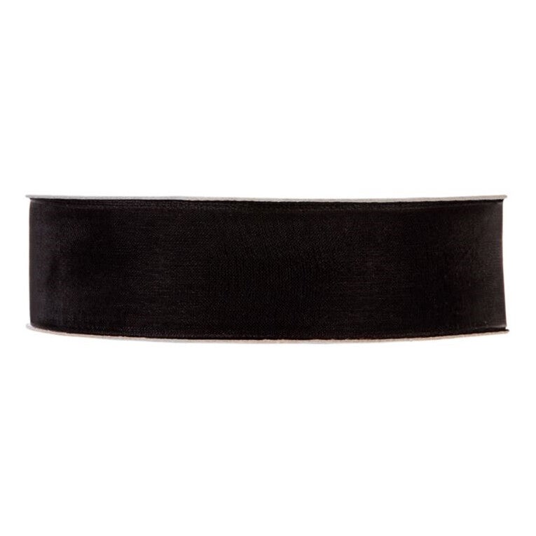 Organza lint - Zwart