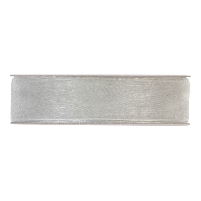 Organza lint - Zilver