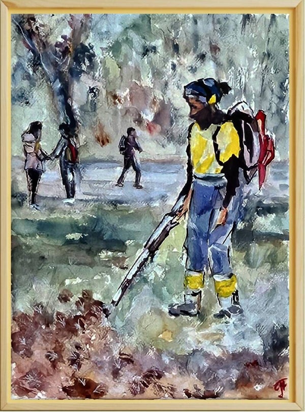 11- Oficios 8. 'Paisajista de soplillo'
