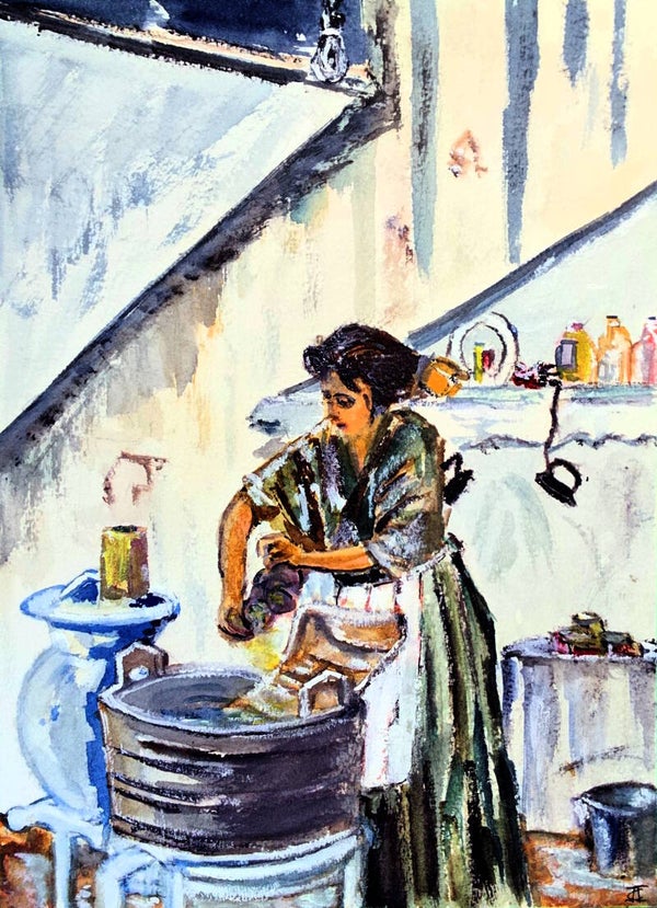 16- 1940 'La tabla de lavar'