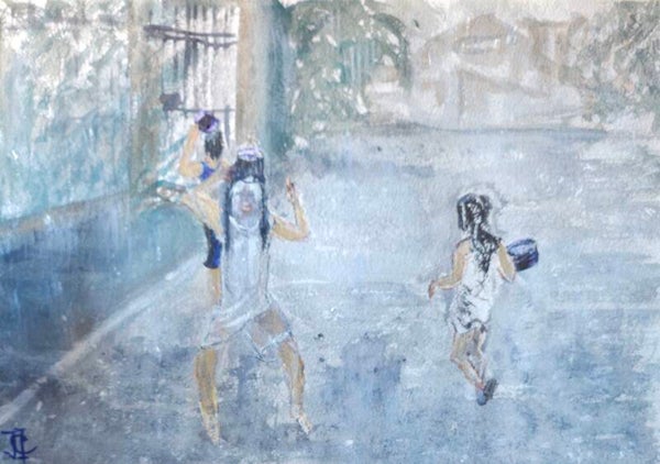 Los niños no encogen con la lluvia