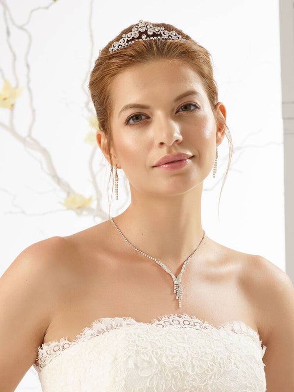Bead and Crystal Tiara