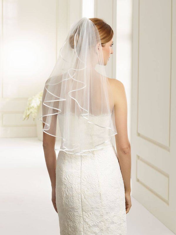 Soft Tulle Satin Veil