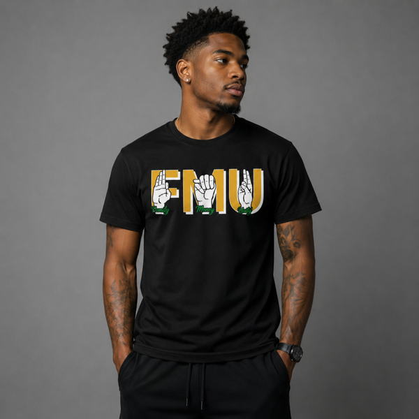 FMU Basic Black T Shirt