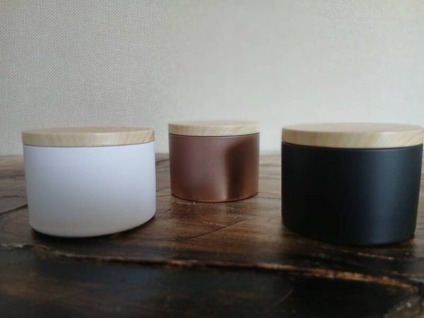 Bougie 150g Contenant en Métal Compatible avec Etiquette Personnalisée (en sus)