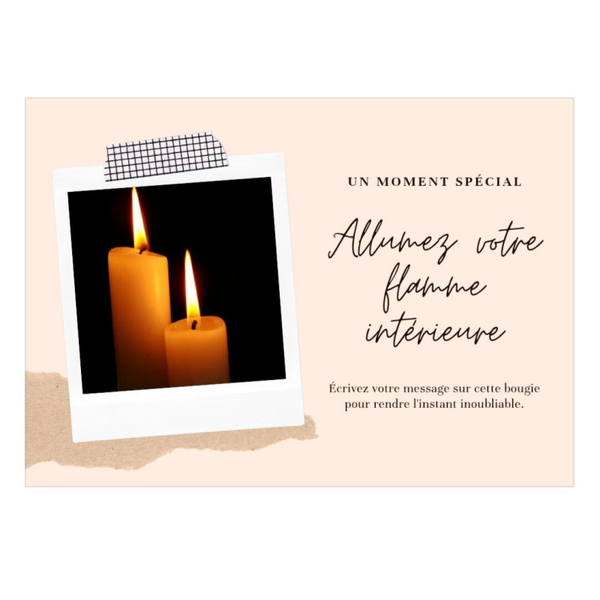 Etiquette Personnalisée Pour Bougie