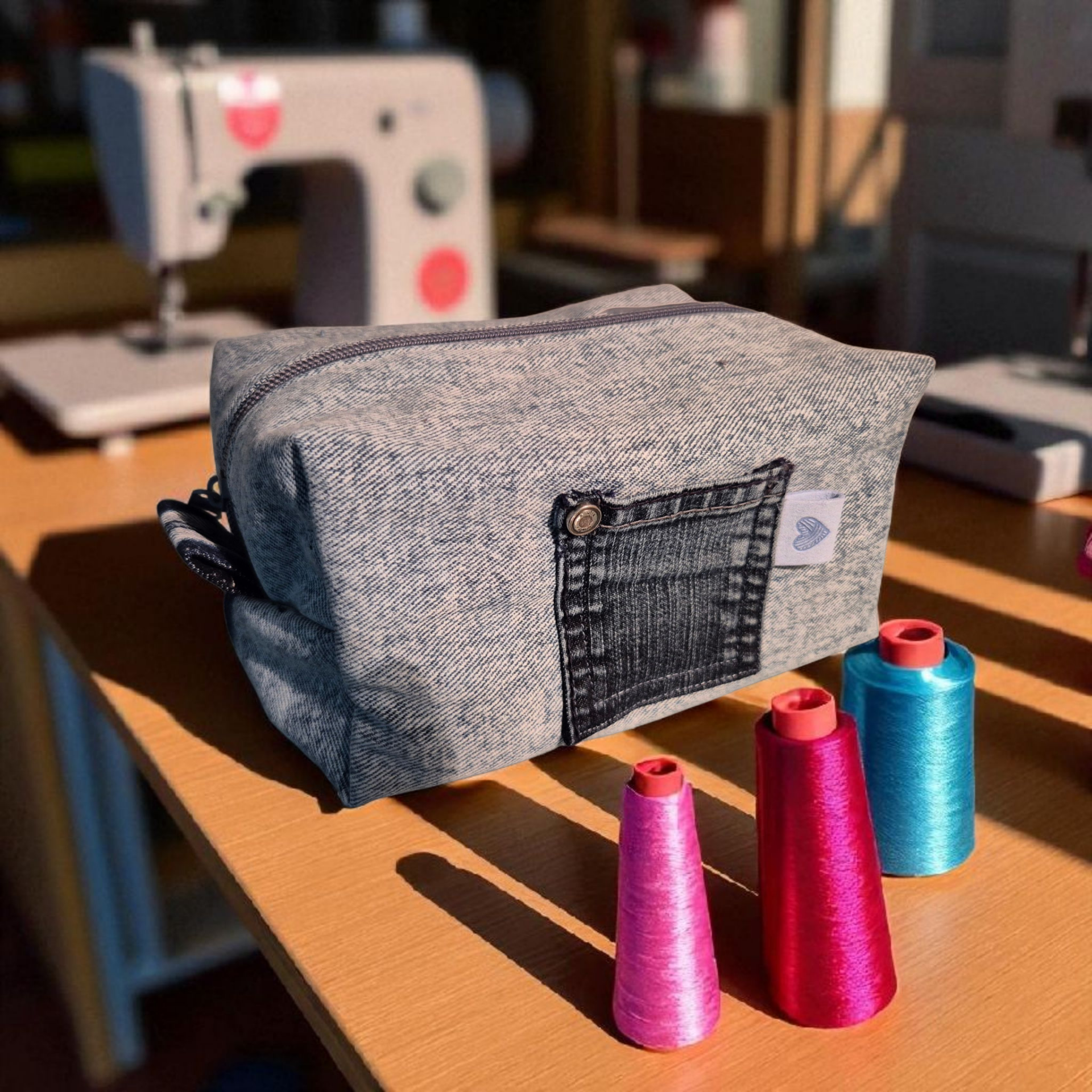 Boxy Bag maxi hellblau