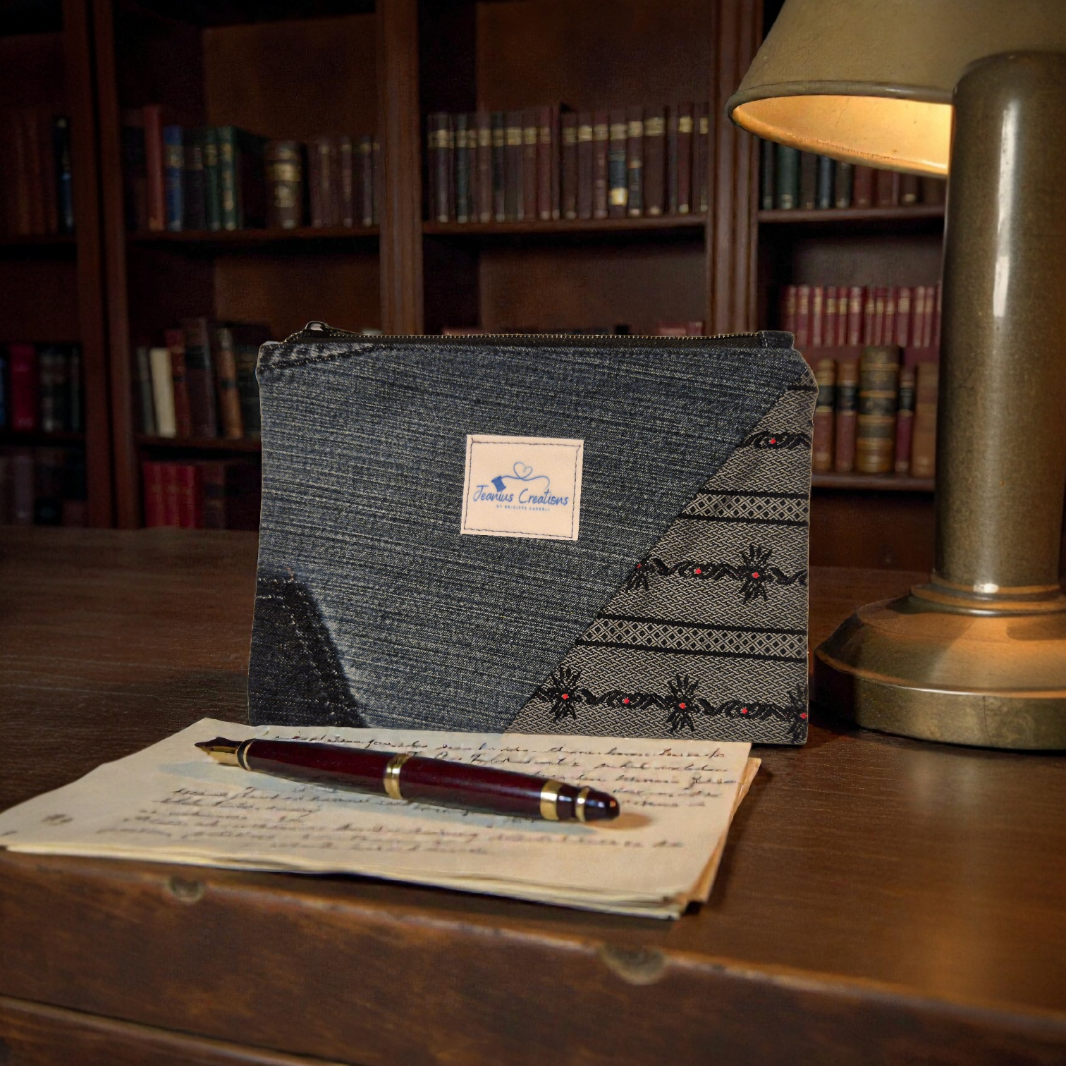 Dokumentenmäppchen mit Edelweiss