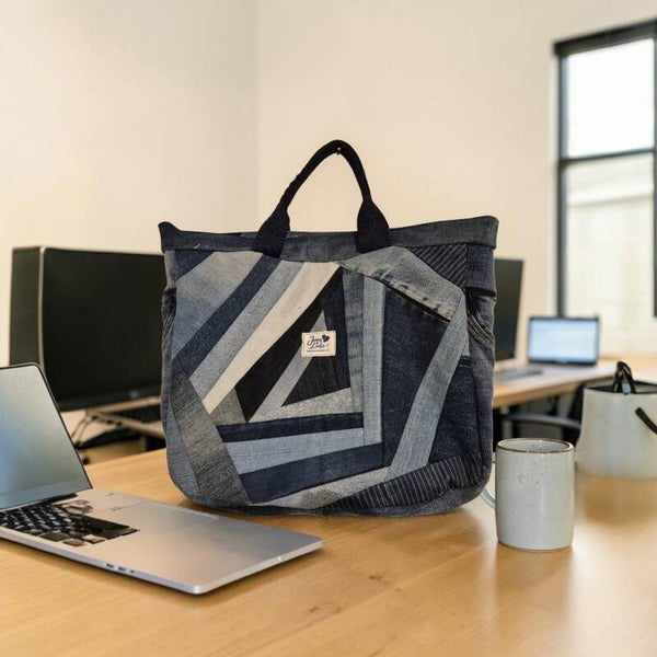 Businesstasche mit Patchwork
