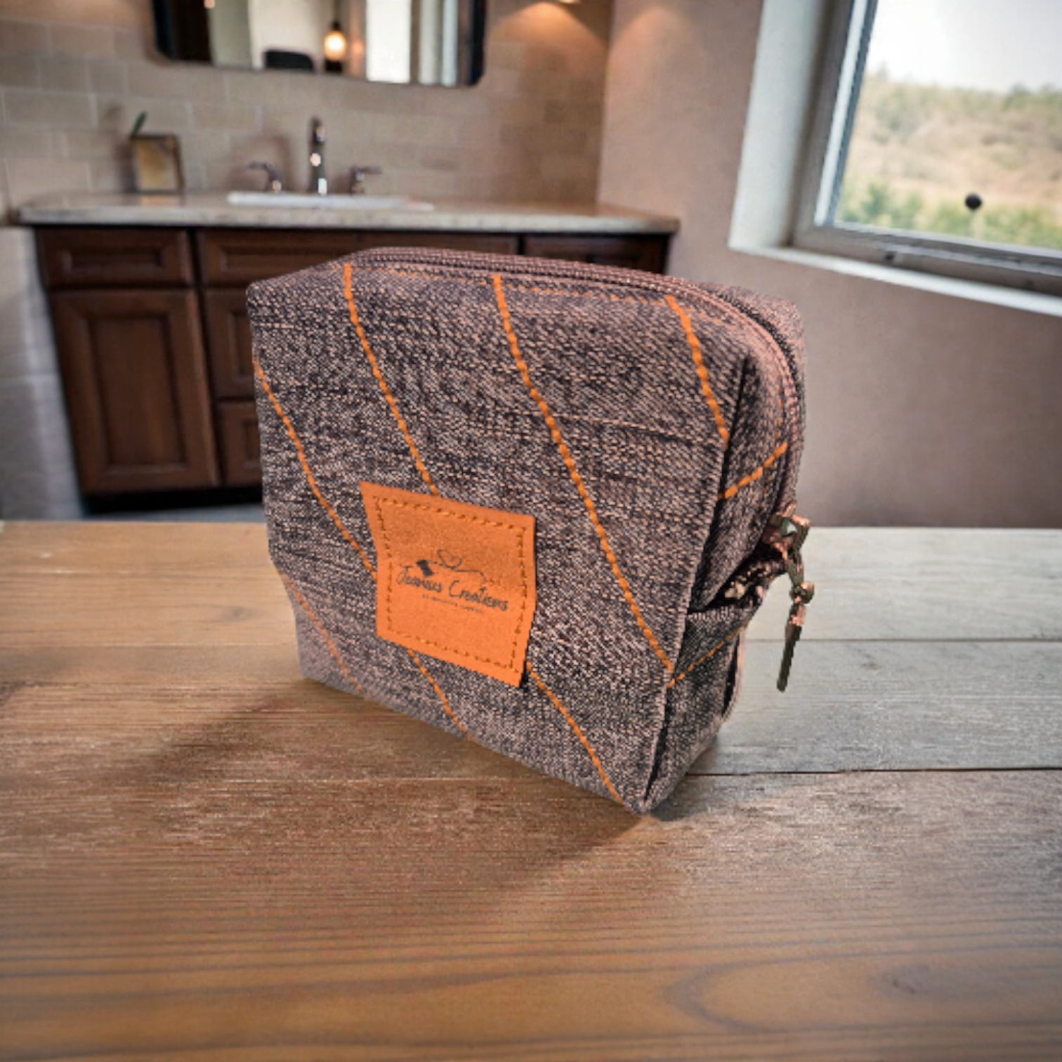 Boxy Bag midi gestreift