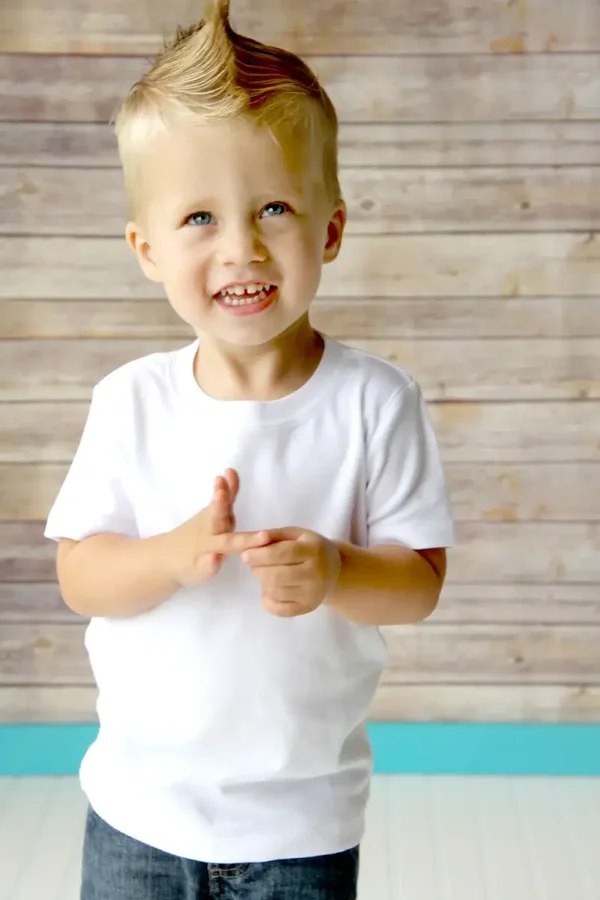 CHILDS UNISEX WHITE T