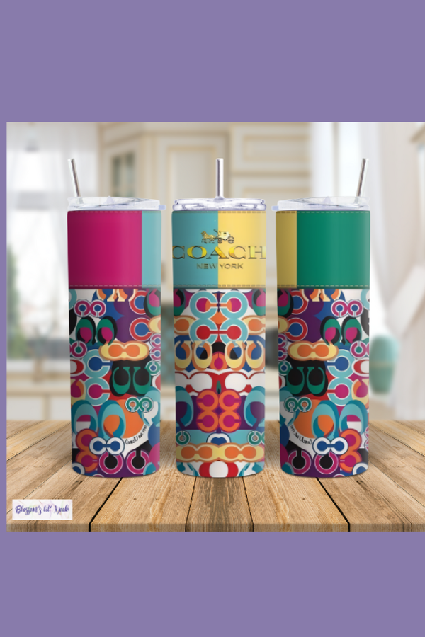 COACH LABEL TUMBLERS