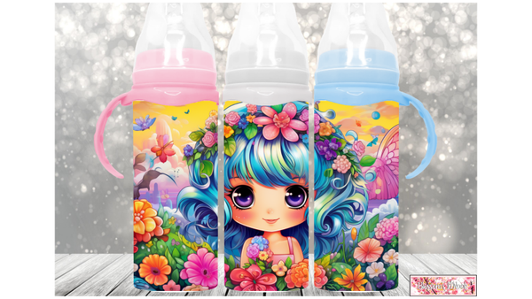 WHIMSICAL GLASS BABY BOTTLE