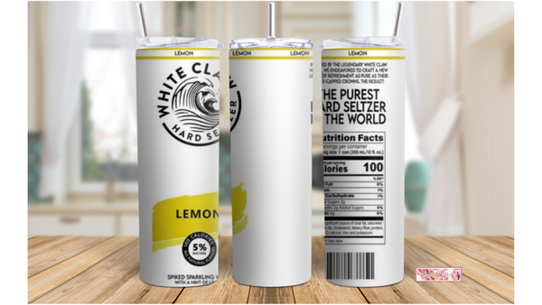 WHITE CLAW TUMBLER DESIGNS