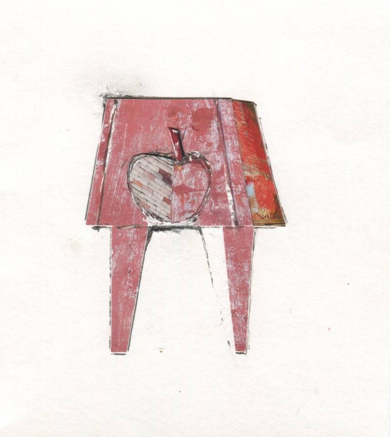 red delicious- collage