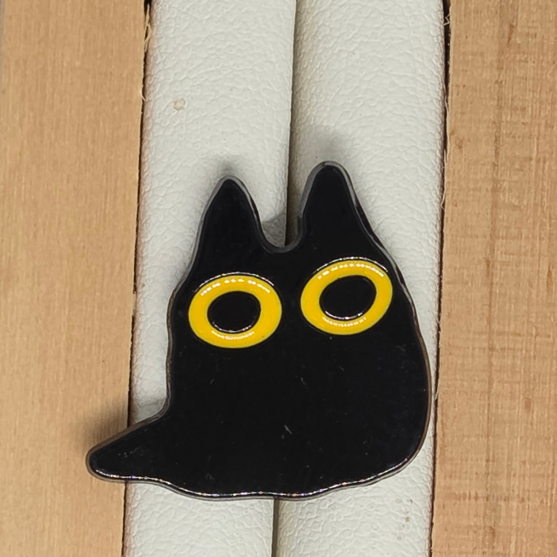 Pin's chat curieux