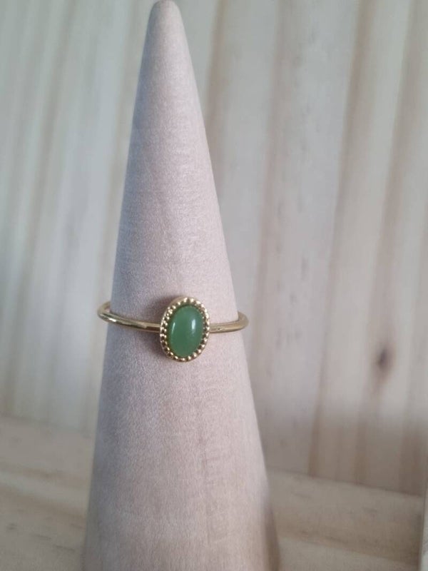 Bague Cosmos verte
