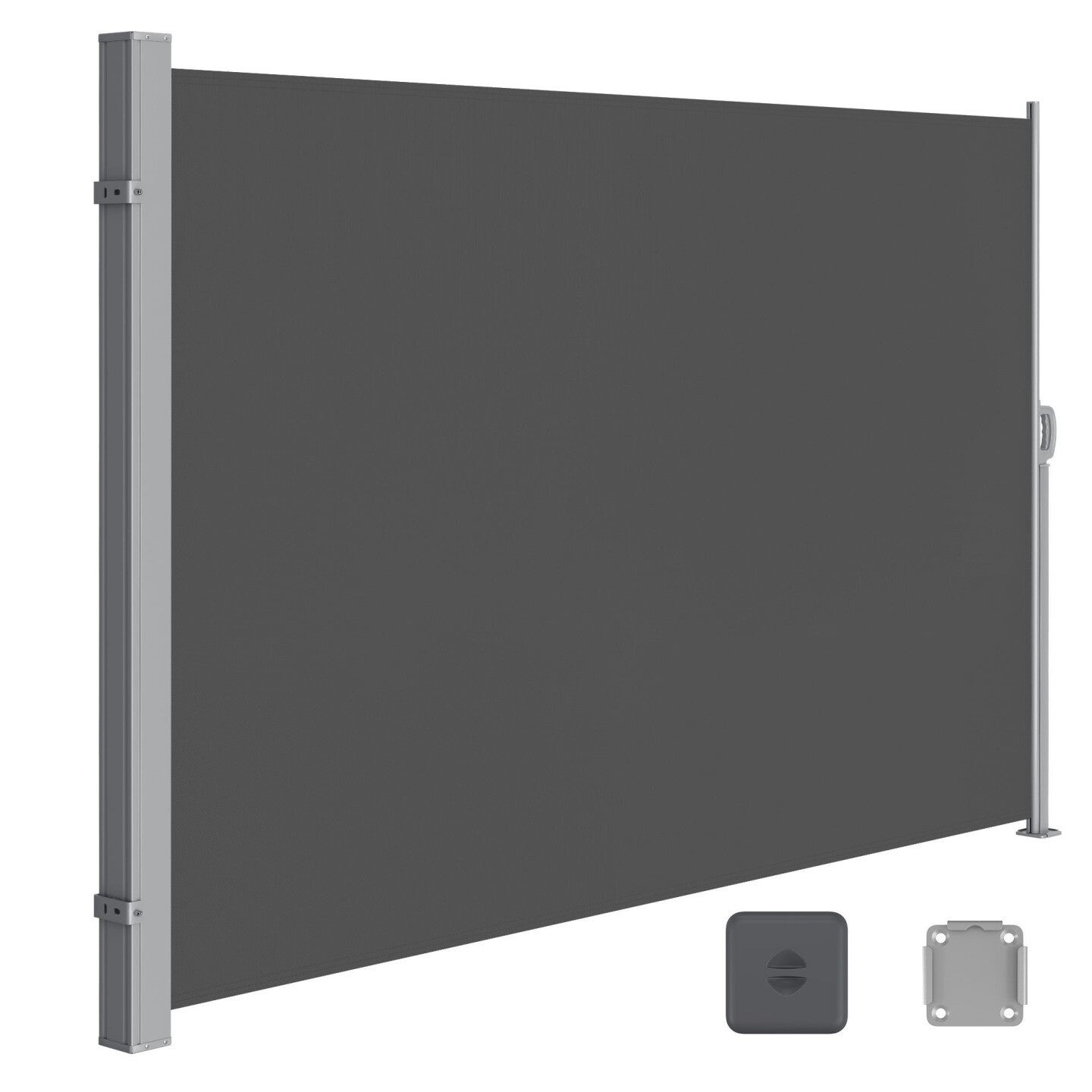 MARKIZA PIONOWA ROLETA BOCZNA ROZSUWANA PRZECIWSŁONECZNA SŁUPEK 180x450cm AONGMICS P142-5