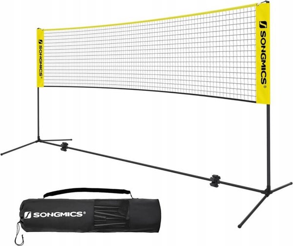 SIATKA DO BADMINTONA SONGMICS REGULOWANA WYSOKOŚĆ 107/120/155CM PRZENOŚNA P128-4
