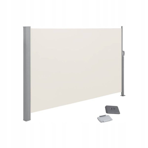 MARKIZA PIONOWA ROLETA BOCZNA ROZSUWANA PRZECIWSŁONECZNA + SŁUPEK 350x200cm SONGMICS  P142-2