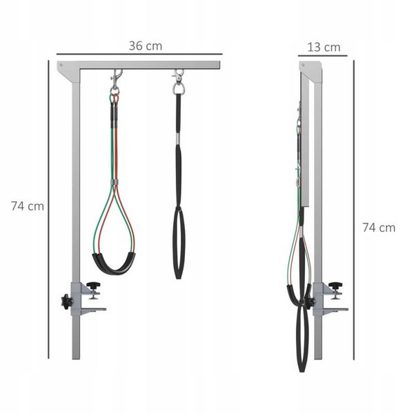 Składany Uchwyt do Pielęgnacji Sierści Zwierząt Domowych z Zaciskiem
