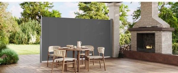 MARKIZA PIONOWA ROLETA BOCZNA ROZSUWANA PRZECIWSŁONECZNA SŁUPEK 400x180cm P170-15