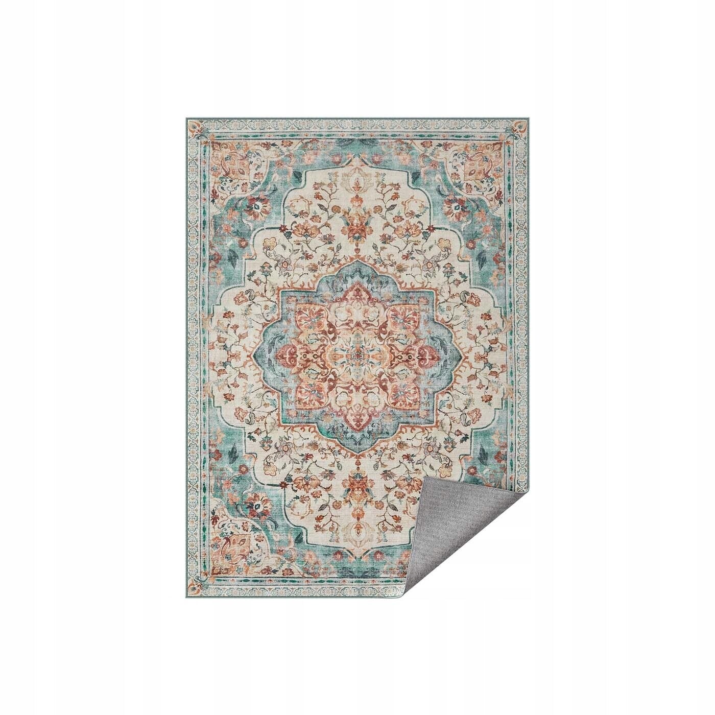 DYWAN ANTYPOŚLIZGOWY VINTAGE 200X290CM DO SALONU KUCHNI PRANIE W PRALCE  SONGMICS P148-15