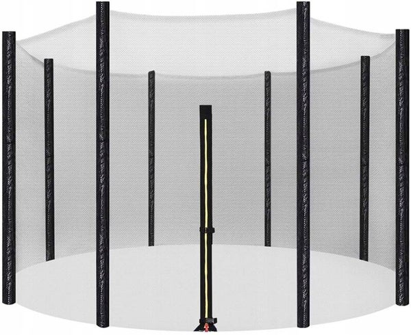 SIATKA BEZPIECZEŃSTWA DO TRAMPOLINY  305cm 10FT 8 SŁUPKÓW ZASTĘPCZA 180cm SONGMICS P128-11